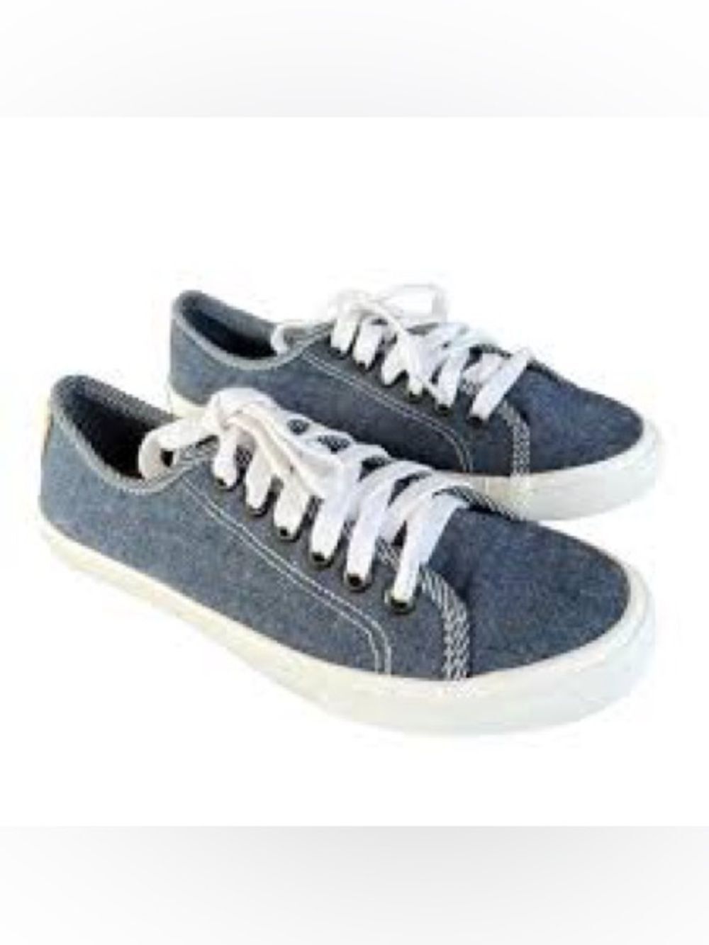 Margaritaville Blue Canvas Low-Top Sneakers